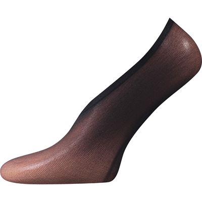 Ťapky dámske silonkové NYLON step NERO (čierne) 2 páry balené iba v sáčku