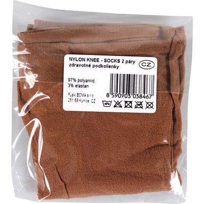 Podkolienky dámske silonkové NYLON knee-socks OPAL (opálená noha) 2 páry balené iba v sáčku