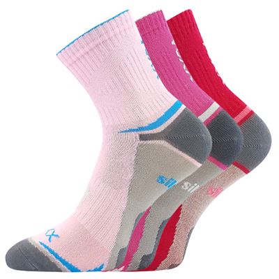 Ponožky detské outdoorové OPTIFANIK 03 MIX DIEVČENSKÉ (3 páry)