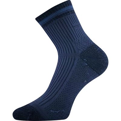 Ponožky dvojvrstvové z merino vlny OULU stredne vysoké JEANS VoXX 126850 2