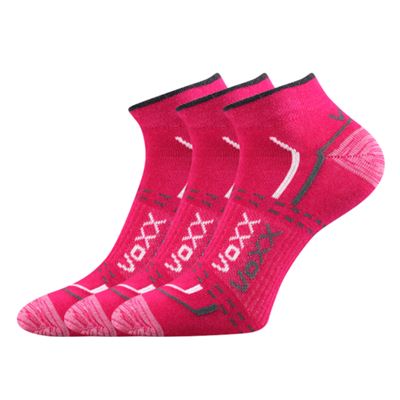 Ponožky krátke slabé REX 11 bavlnené MAGENTA