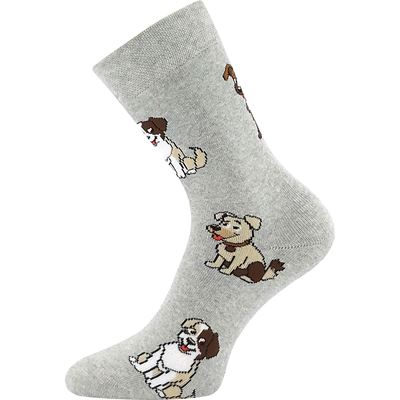 Ponožky detské froté SIBIŘ 08 s obrázkami DIEVČENSKÉ (3 páry) BOMA 126500 4