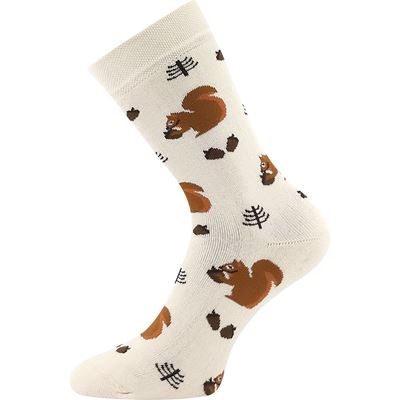 Ponožky detské froté SIBIŘ 08 s obrázkami DIEVČENSKÉ (3 páry) BOMA 126500 2