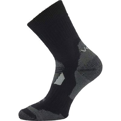 Ponožky zimné thermo z merino STABIL so striebrom ČIERNE