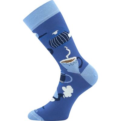 Ponožky v tégliku s motívom čaju TEA vzor 1