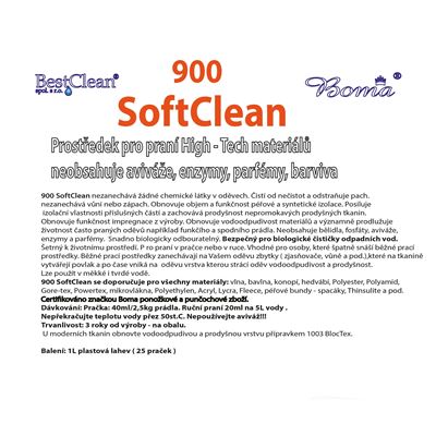 Prací gél 900 SOFT CLEAN na High-Tech materiály
