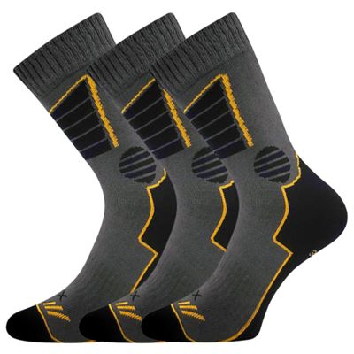 THERMAX tmavošedé froté športové ponožky