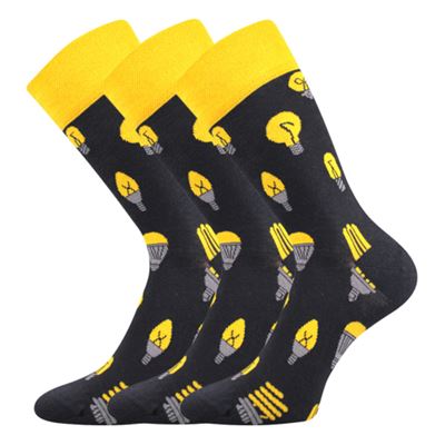 Ponožky spoločenské vtipné TWIDOR s obrázkami ŽIAROVIEK