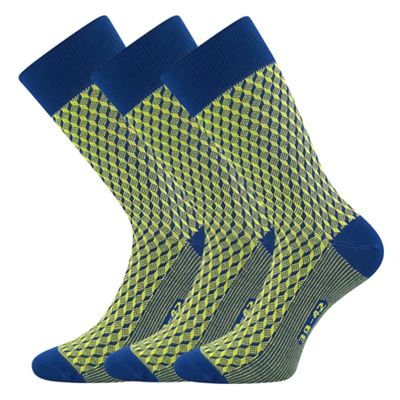 Ponožky pánske spoločenské ŽERYK s bavlnou MODRÉ