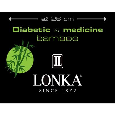 Ponožky veľmi rozťažné DIABAMBIX pre diabetikov ŠEDÉ MELÉ Lonka 126872 3