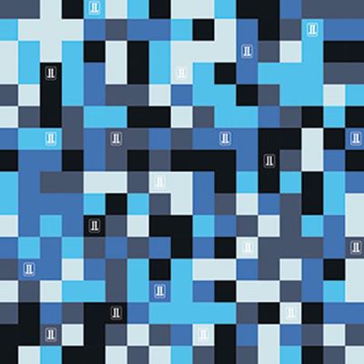 Pyžamo s krátkym rukávom KOFFING modré veľké KOCKY