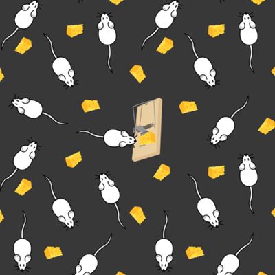 Košeľa nočná s krátkym rukávom SEEKING tmavo šedej MYŠKY