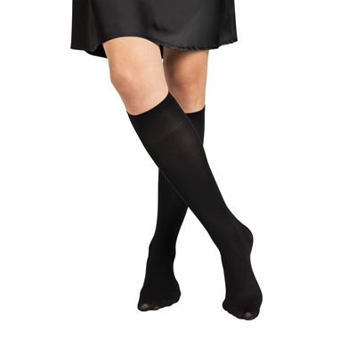 Podkolienky dámske silonkové MICRO knee socks NERO (čierne)